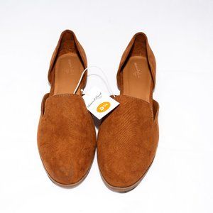 New with Tags Cognac Slip on Ballet Shoes